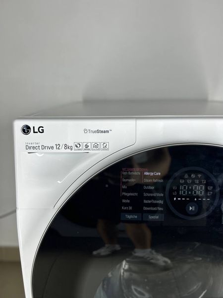 Б/в пральна машинка LG Direkt Drive 12/8кг (2в1) /F16WD128GH/ Cтан: нової  223 фото