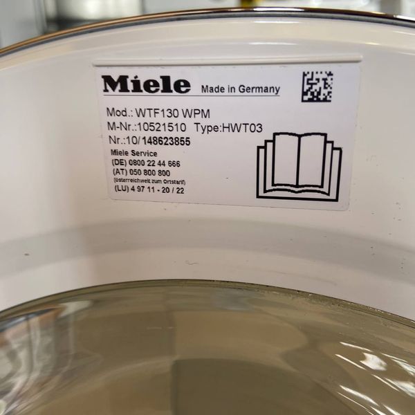 Б/у Стирально-сушильная машина Miele WT1 Wasch/Dry (PowerWash 2.0) 177 фото