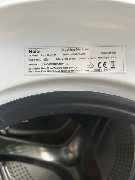 Б/в Пральна машина Haier 8кг / HW80-B14979 / A+++ 259 фото