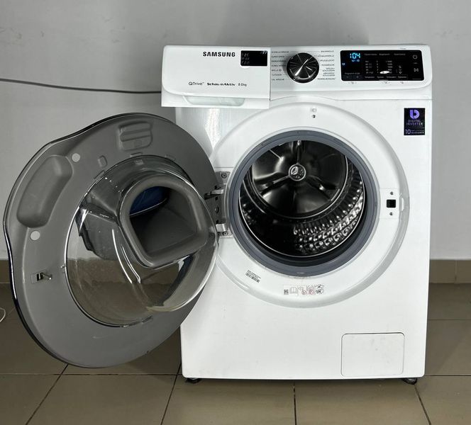 Б/в Пральна машинка Samsung QDrive 8кг / WW80M6420PW /Стан: Як нова 231 фото